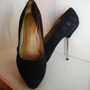 Zara black high heel pump